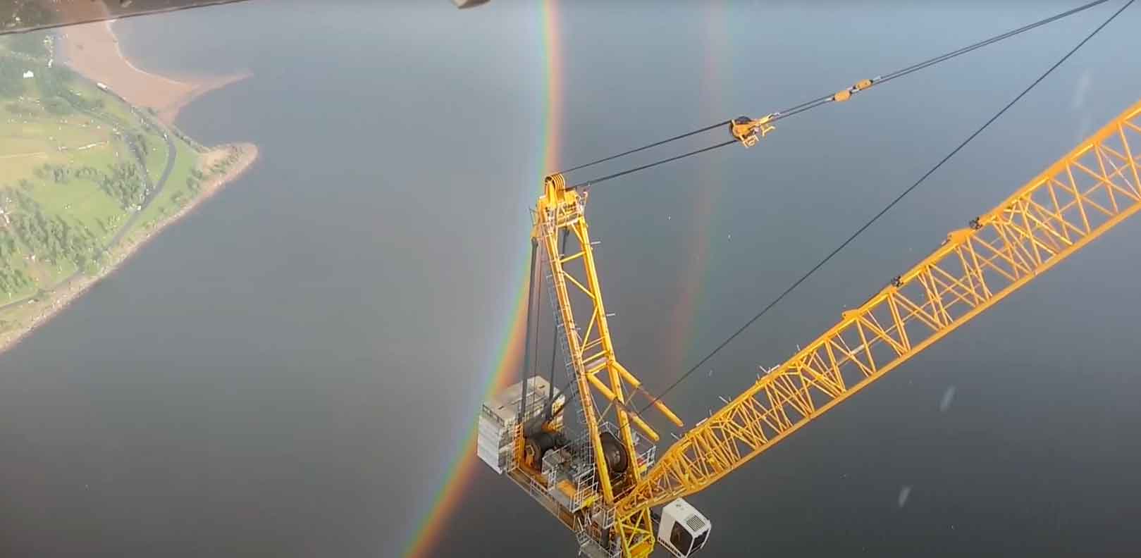 El impresionante vídeo revela que, en realidad, cada arco iris es un... Foto: Reproducción de Youtube