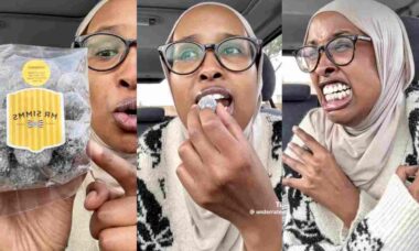Influenciadora viraliza após comer 'doce mais azedo do mundo': "Lutando por sua vida"