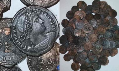 Mais de 30 mil moedas do Império Romano são descobertas no litoral da Itália