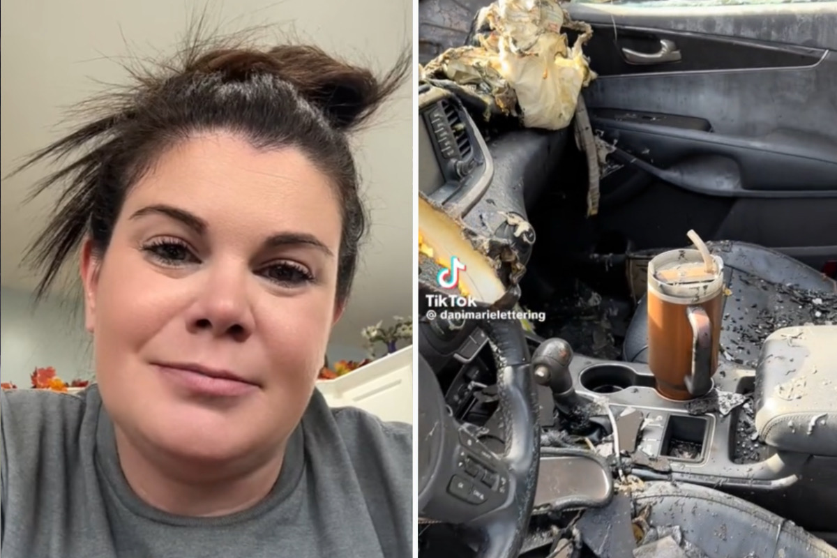 Stanley offers new car to woman who filmed her thermal cup surviving a fire