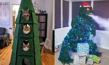 Confira 10 árvores de Natal diferentes e criativas para inspirar sua decoração