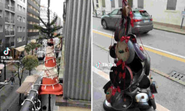 Criatividade: Imagens hilárias mostram decorações de Natal improvisadas