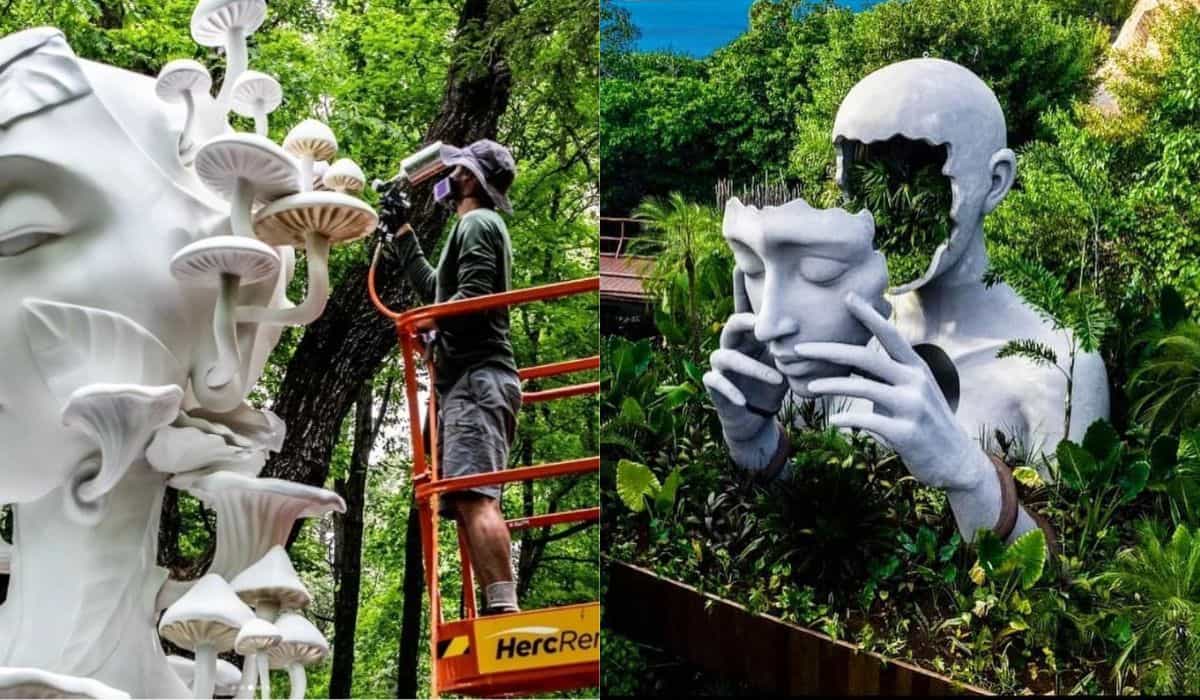 Découvrez l'artiste qui enchante le monde avec ses sculptures géantes