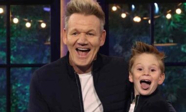Gordon Ramsay e o filho Lucas - reprodução Instagram